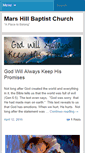 Mobile Screenshot of mymarshill.org